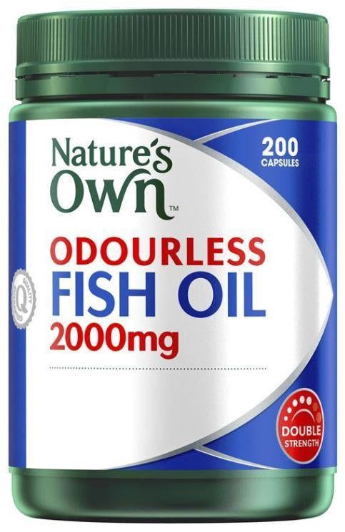 Natures Own Odourless Fish Oil 2000mg 200 Capsule