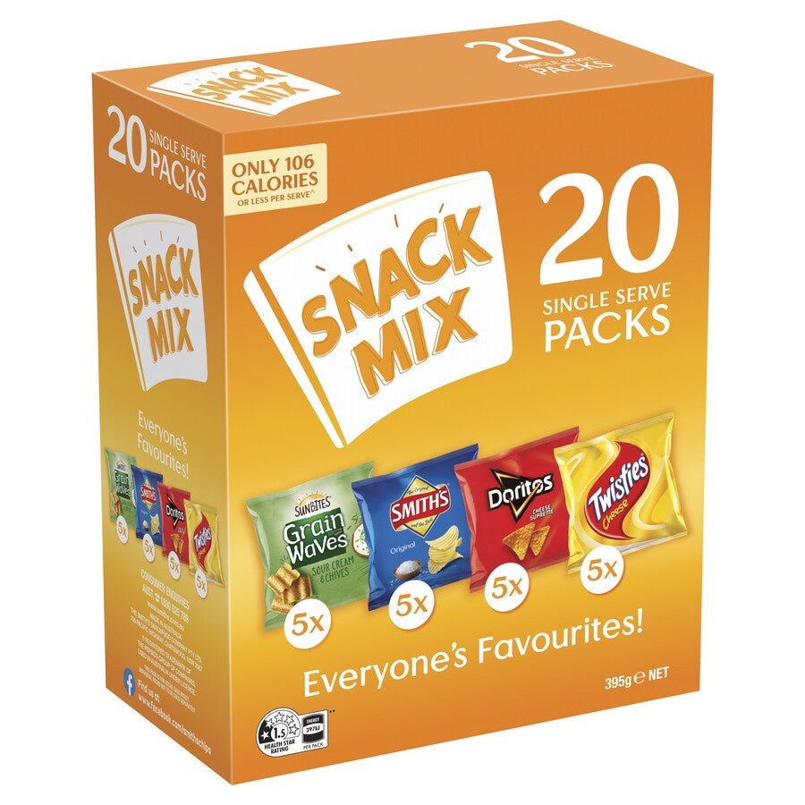 Smiths Snack Mix 20pk 395g