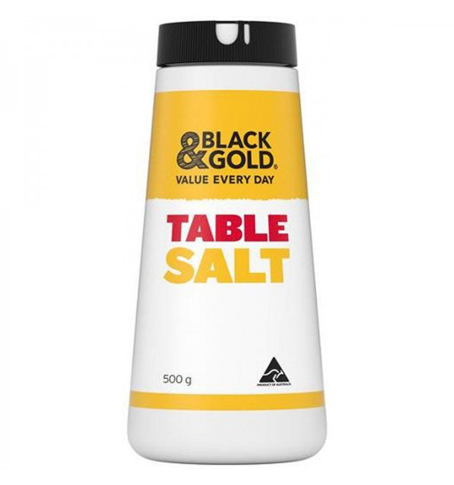 Black & Gold Table Salt 500g