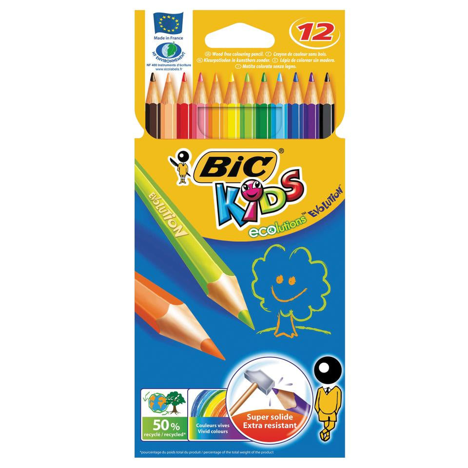 BIC Kids Colouring Pencils 12pk