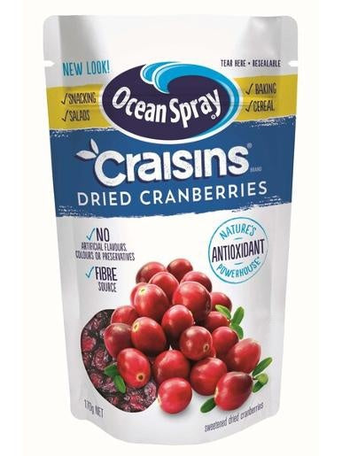 Ocean Spray Craisins Dried Cranberry Original 170g