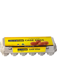 Black & Gold Caged Eggs 700g 1doz