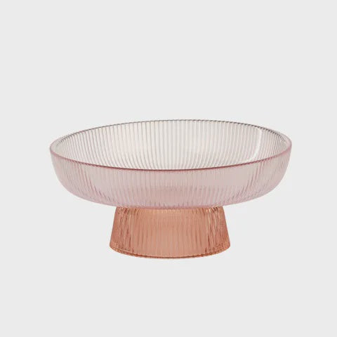 Frankie Glass Cake Stand Amb