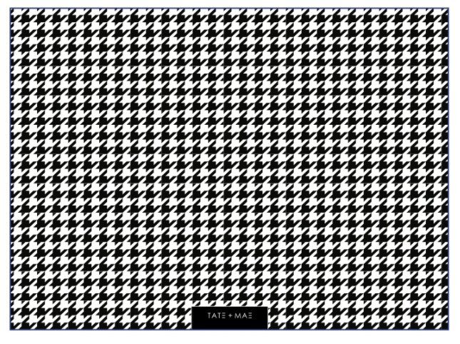 Honourable Houndstooth Small Greaseproof Paper 10pk