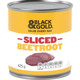 Black & Gold Sliced Beetroot 425g