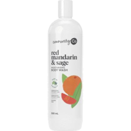 Community Co Mandarin & Sage Body Wash 500ml