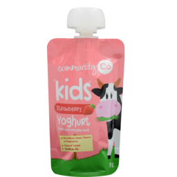 Community Co Kids Strawberry Yoghurt Pouch 70g