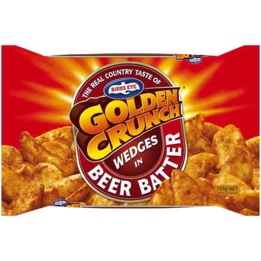 Birds Eye Golden Crunch Beer Batter Wedges 750g