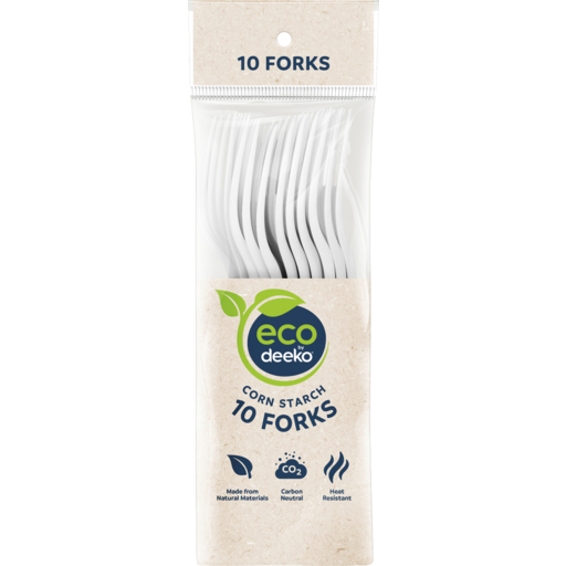 Deeko Eco Forks 10pk