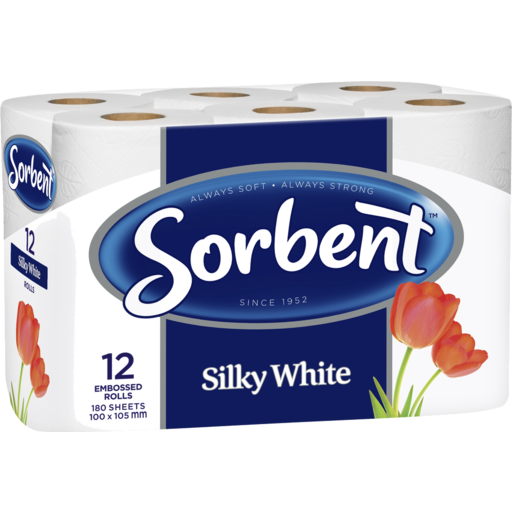 Sorbent Toilet Tissue White 12pk