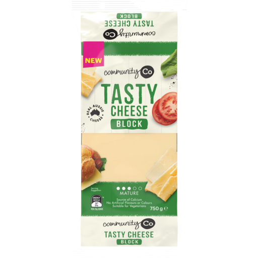 Community Co Tasty Cheese Block 750g