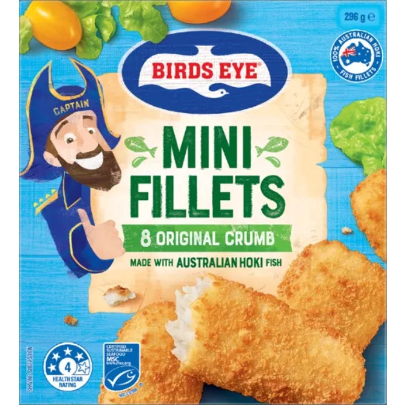 Birds Eye Mini Fish Fillets Original 296g