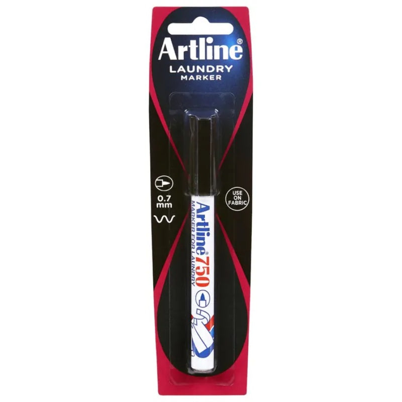 Artline 750 Laundry Marker Black