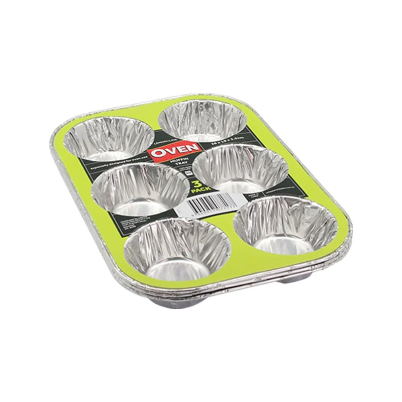 Lemon&Lime Foil Muffin Tray 3 Pack