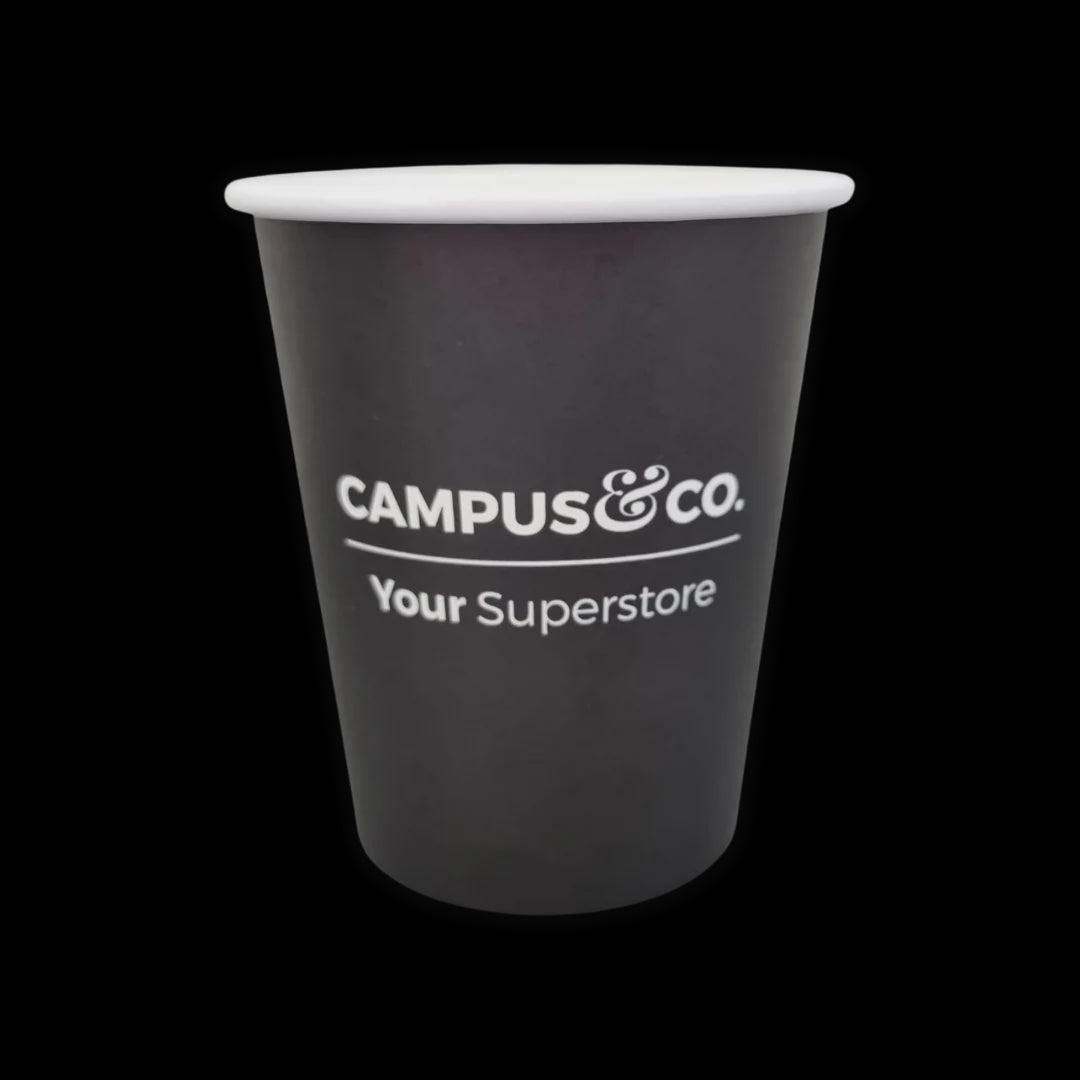 Campus&Co Coffee Cup Single Wall Printed 8oz 50/sleeve