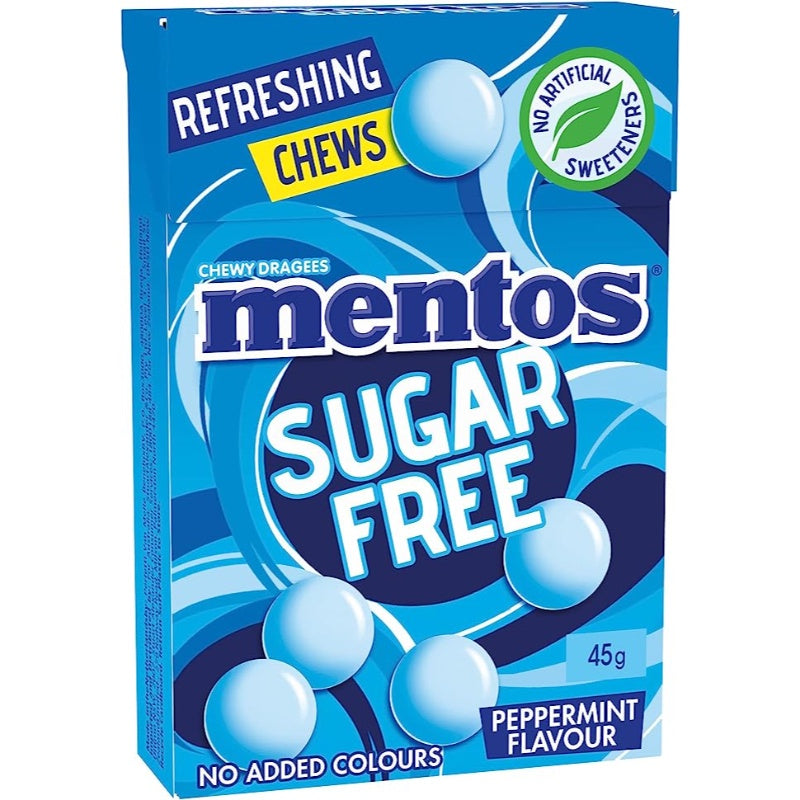 Mentos Sugar Free Chews Peppermint 45g