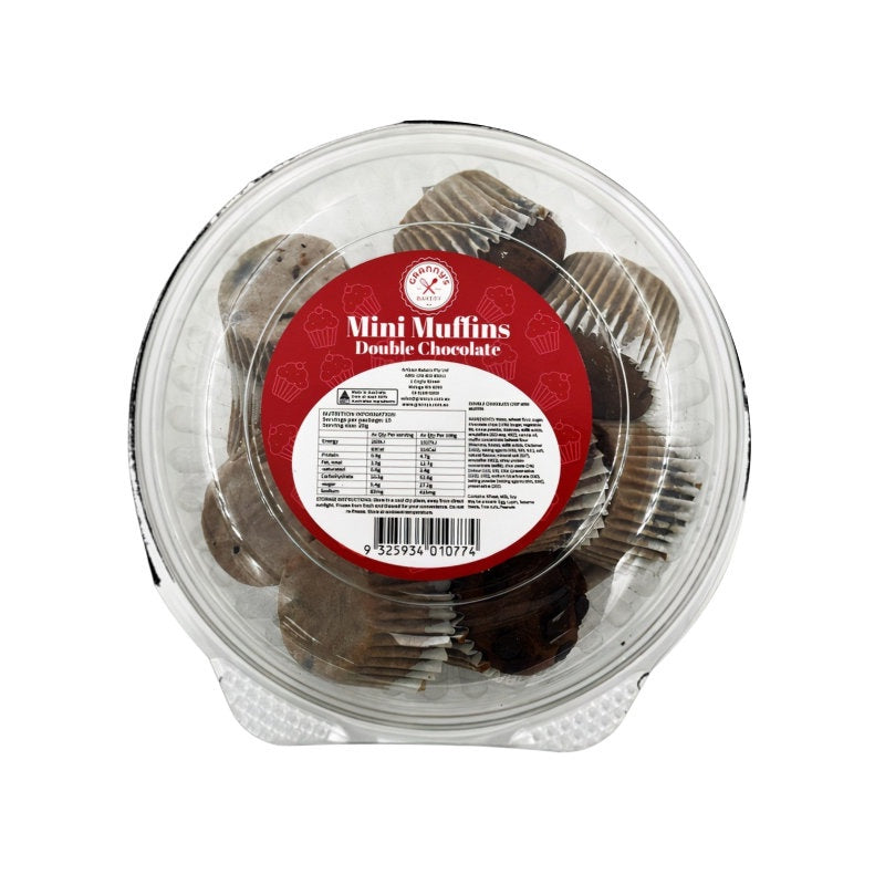 Grannys Mini Muffins Double Chocolate 300g