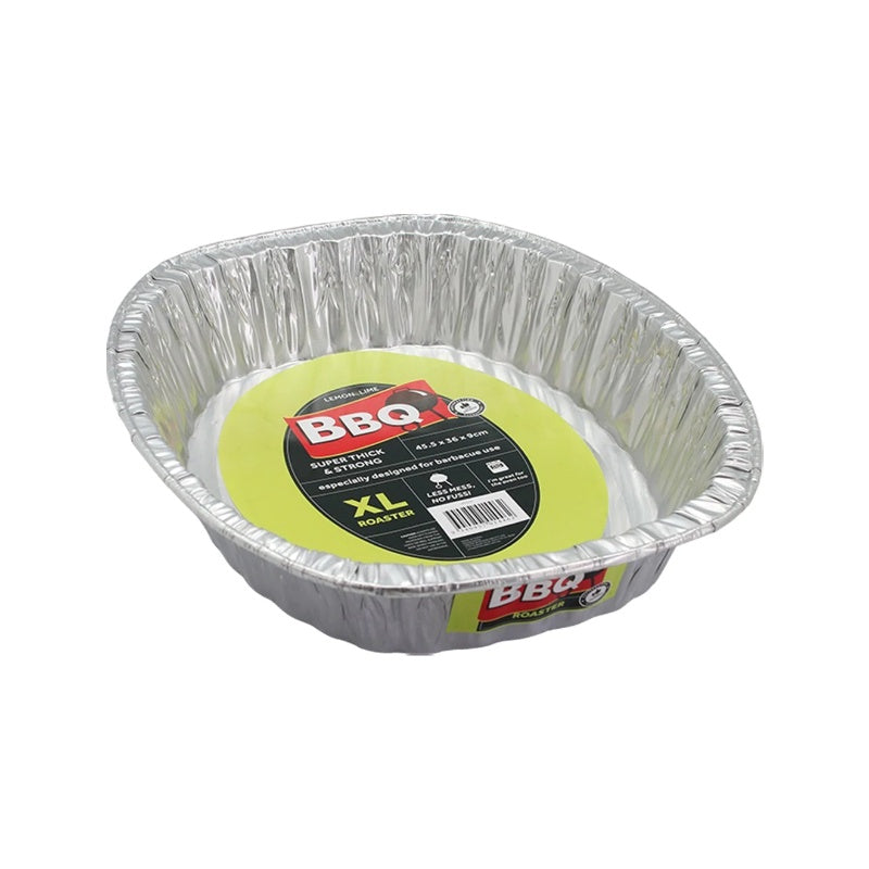 Foil Roasting Tray Oval Heavy Duty 45.5x36x9cm