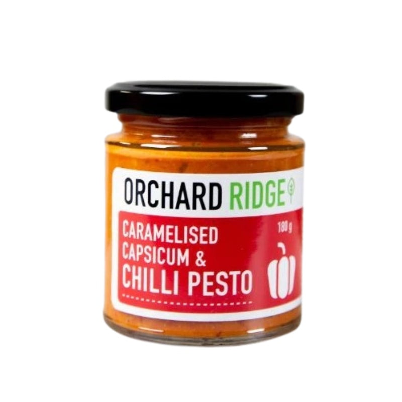 Orchard Ridge Caramelised Capsicum & Chilli Pesto 180g