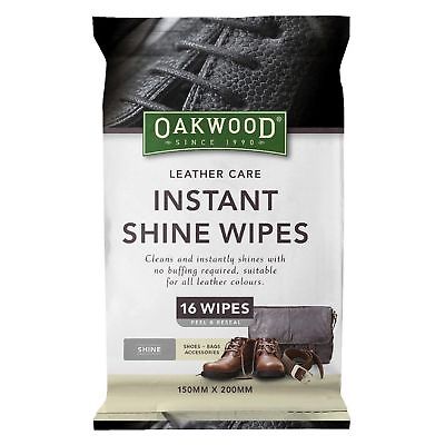 Oakwood Instant Shine Wipes 16pk