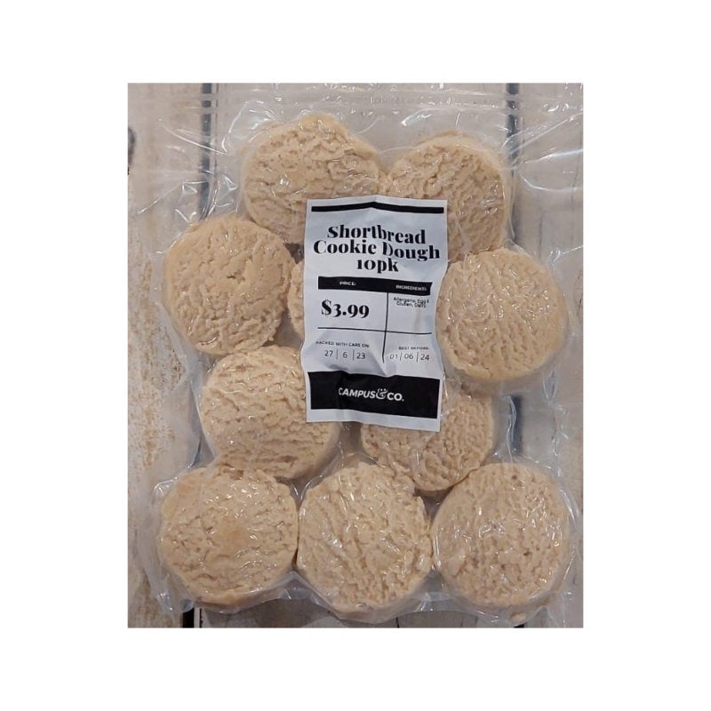 Yarrows Shortbread Cookie Dough 10pk