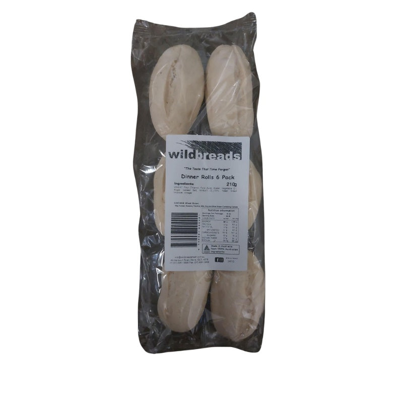 Wildbreads Dinner Roll 6pk