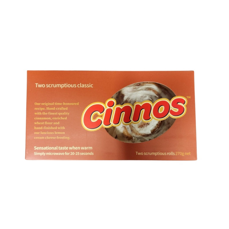 Cinnos Cinnamon Roll Jumbo 2pk 270g