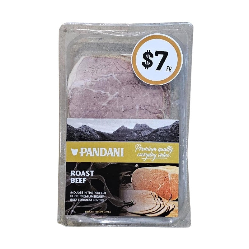 Pandani Homestyle Roast Beef Sliced 250g