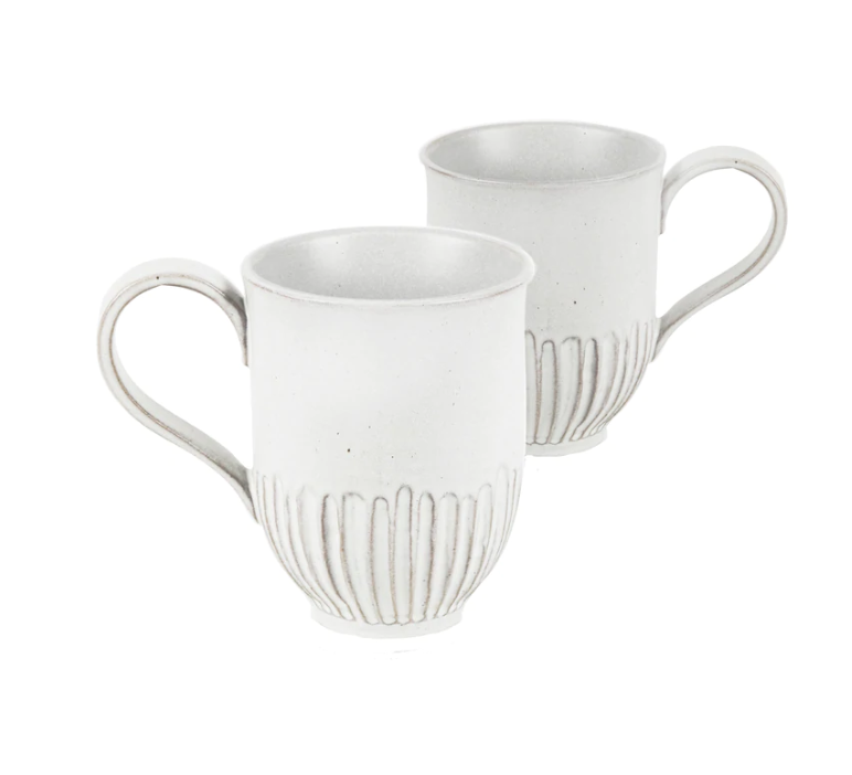 Mug 2PK - White Crafted Mug