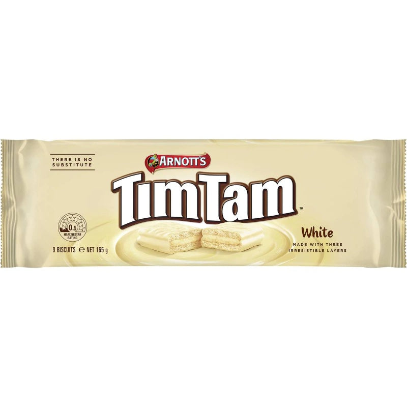 Arnotts Tim Tam White Chocolate Biscuits 165g