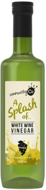 Community Co White Wine Vinegar 500ml